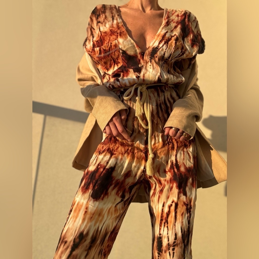 Nanushka Multicolor Tie-Dye Jumpsuit NWT